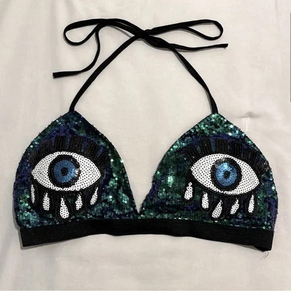 Rave Wonderland Sequin Eye Set- Size M/L - Picture 2 of 4